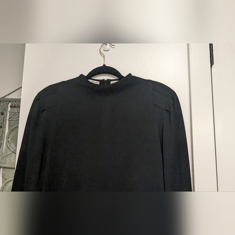 Simon Chang Black Midi Dress - Picture 3 of 9